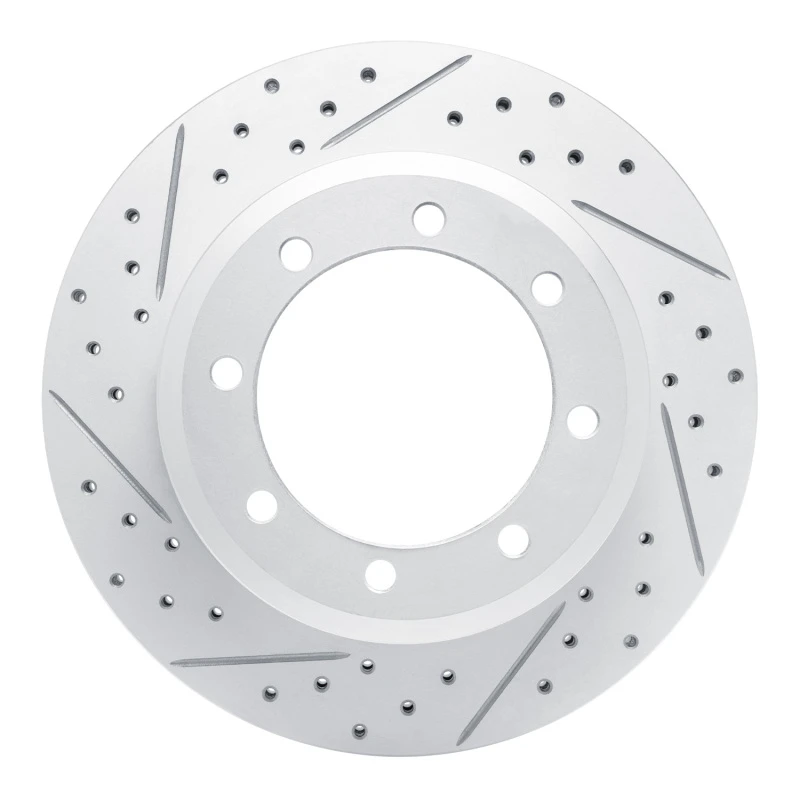 DFC 05-12 Ford F-450 Super Duty Rear Left Drilled & Slotted Geoperformance Rotor
