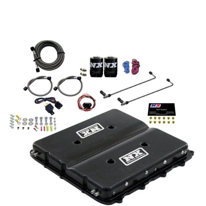 Nitrous Express Nitrous-Kit mit Billet LT4 Supercharger-Deckel ohne Flasche
