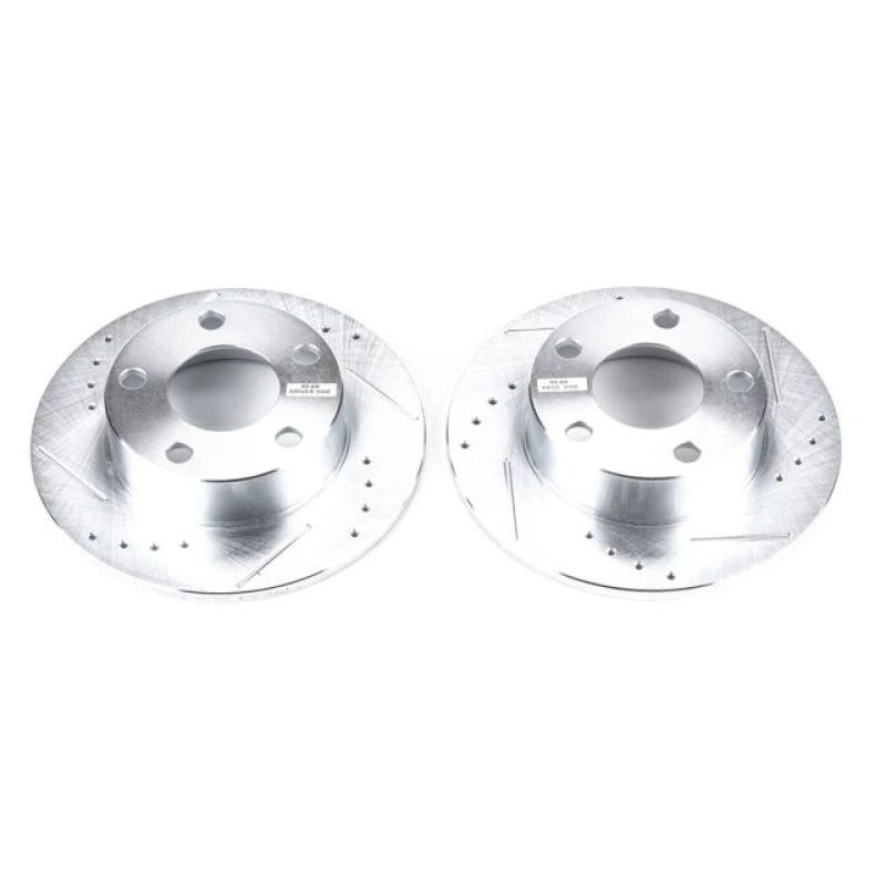 Power Stop 98-01 Audi A6 Quattro Rear Evolution Drilled & Slotted Rotors - Pair