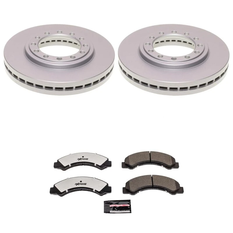 Power Stop 16-23 Chevrolet LCF 3500 Front Z36 Coated Truck & Tow Brake Kit