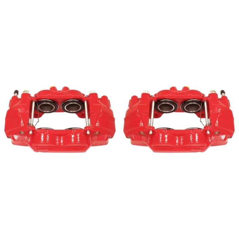 Power Stop 03-09 Toyota 4Runner Front Red Calipers w/o Brackets - Pair