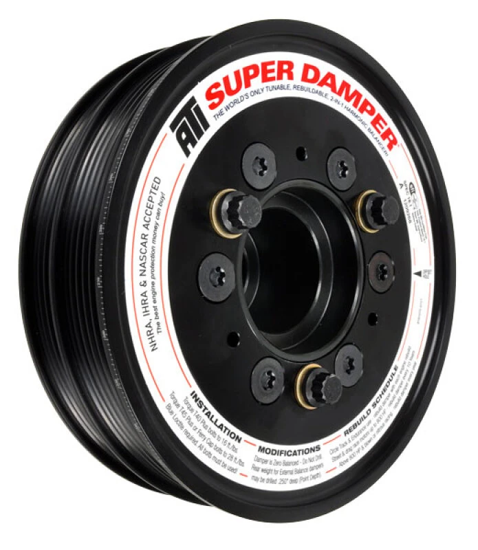 ATI Ford Coyote 5.0L 6.78in 6 & 4 Grv Damper mit A/C Pulley Kit (OEM Size SK1473)