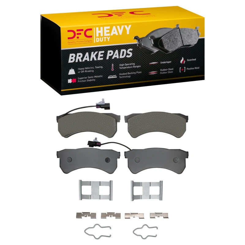 DFC 16-24 Freightliner MT55 Front/Rear Heavy Duty Pads and Hardware Kit