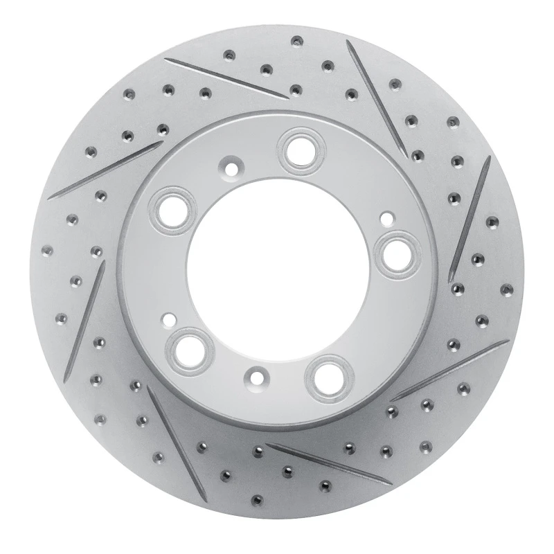 DFC 97-04 Porsche Boxster Rear Left Drilled & Slotted Geoperformance Rotor