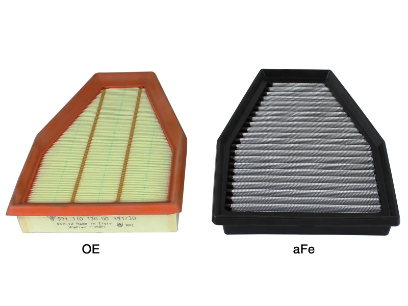 aFe Magnum FLOW OE-Ersatzluftfilter Pro DRY S 12-15 Porsche 911 (991) H6 3.4L/3.8L