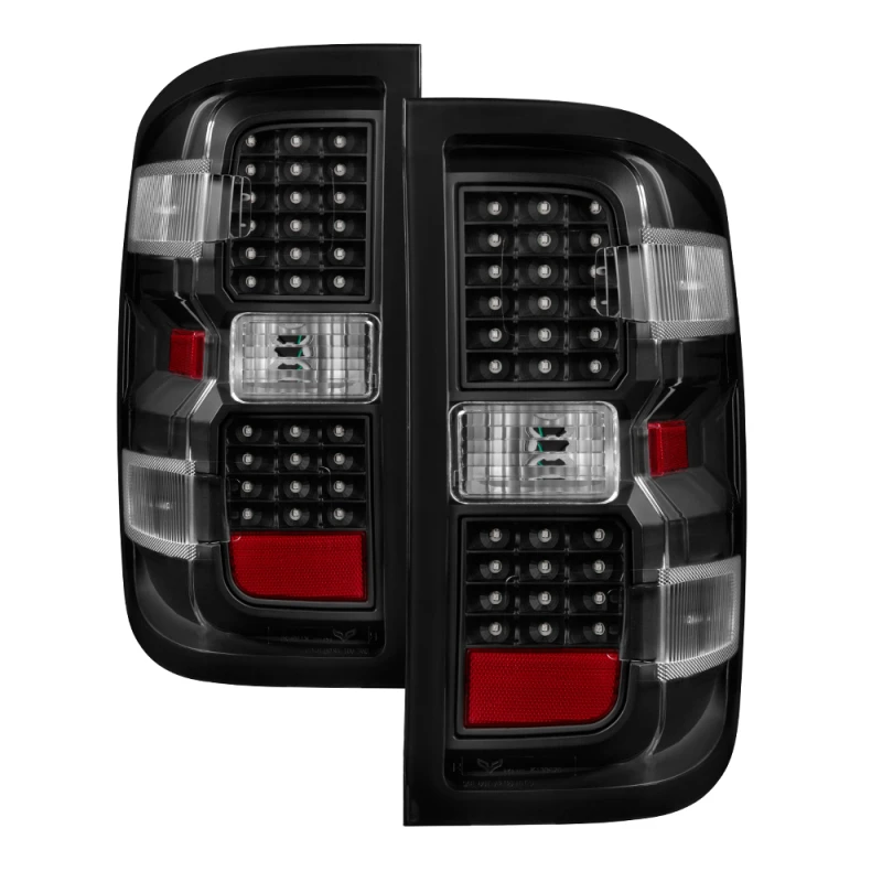 spyder_9036545-6797600a3376a xTune Chevy 1500 14-16 / Silverado 2500HD/3500HD LED Tail Lights - Black ALT-JH-CS14-LED-BK