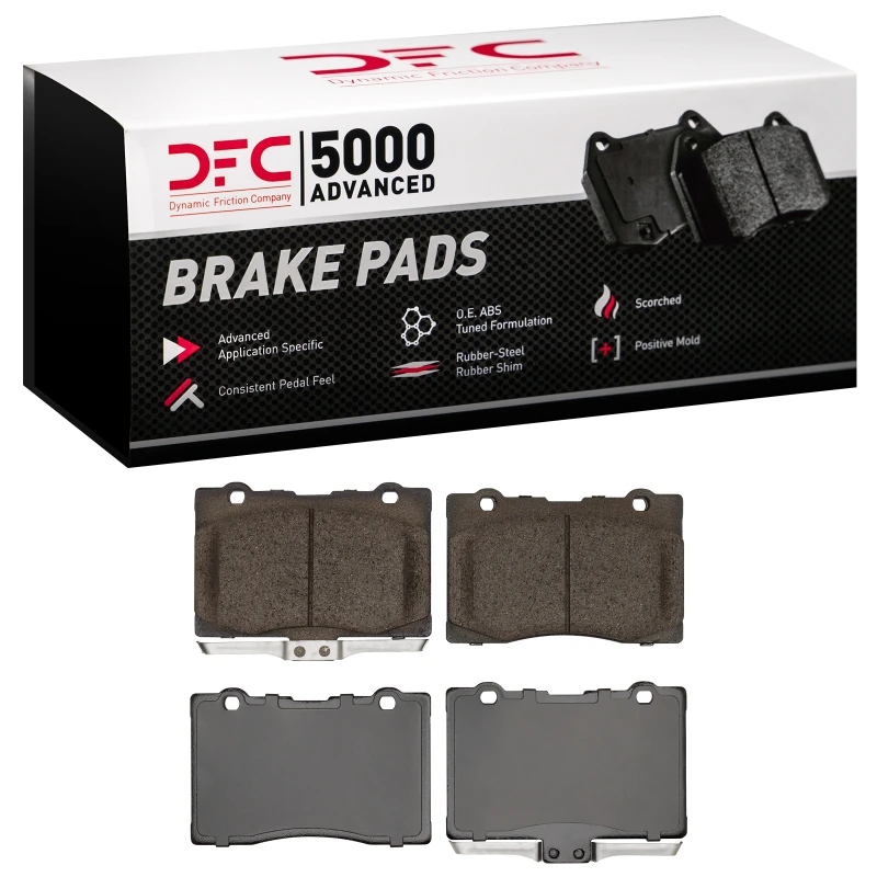 DFC 05-12 Acura RL Front 5000 Advanced Low Metallic Brake Pads