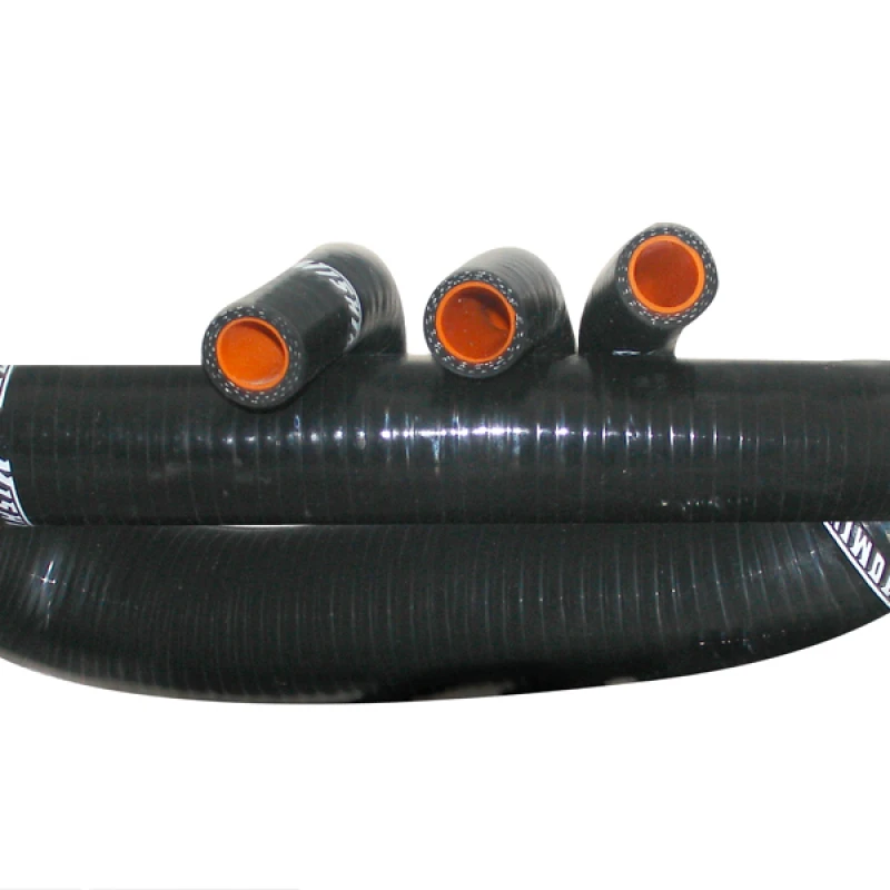 Mishimoto 86-93 Ford Mustang Schwarz Silikon-Schlauch-Kit