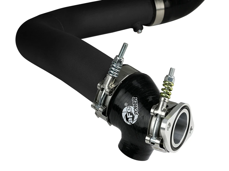 aFe BladeRunner 2,5-Zoll-Aluminium-Hot-Side-Ladungsrohr für 15-20 Subaru WRX 2.0T - Schwarz