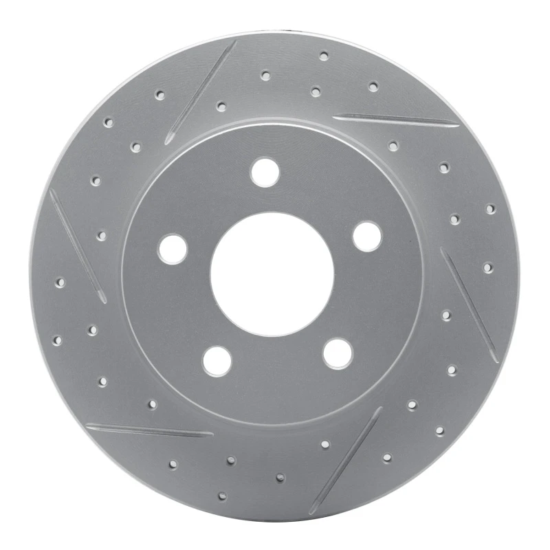 DFC 04-12 Chevrolet Cobalt Rear Left Drilled & Slotted Geoperformance Rotor