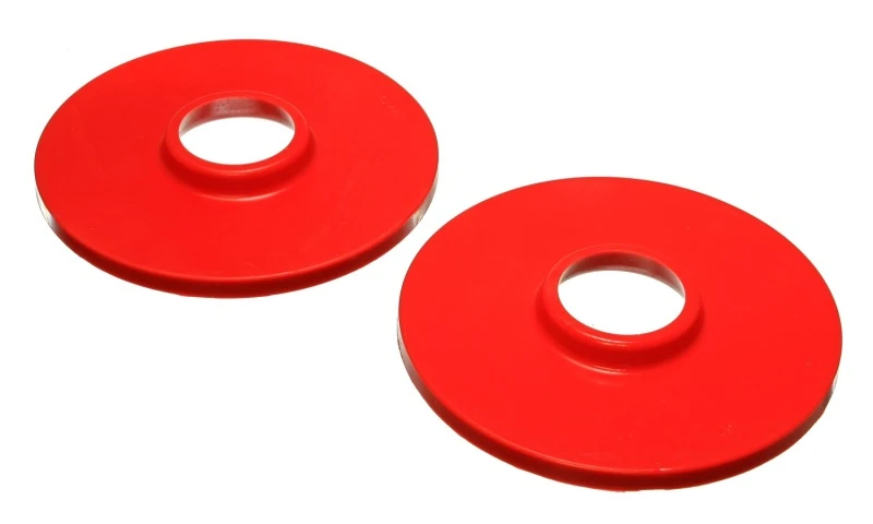 Energy Suspension 97-06 Jeep Wrangler YJ & TJ Red Rear Coil Spring Isolator Set