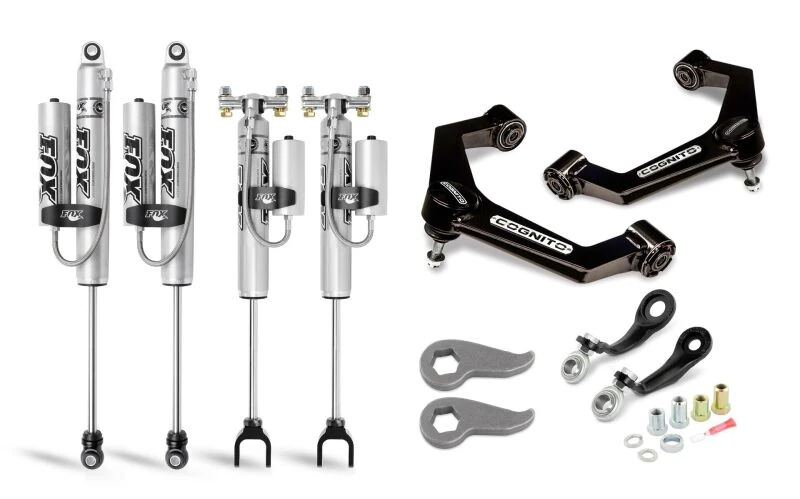 Cognito 3-Inch Premier Leveling Kit with Fox PSRR 2.0 for 2020-2024 Chevy/GMC Silverado/Sierra 2500/3500 HD 2WD/4WD