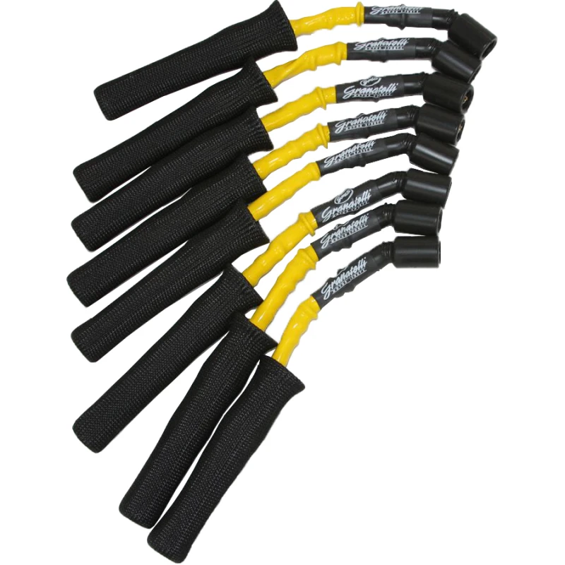 granatelli-motor-sports_28-1629HTYB-67933fc378a8b Granatelli 99-23 GM Truck V8 Perf Coil-Near-Plug Wire Conn Kit w/9in Lead/Yellow Jacket/Blk Sleeve