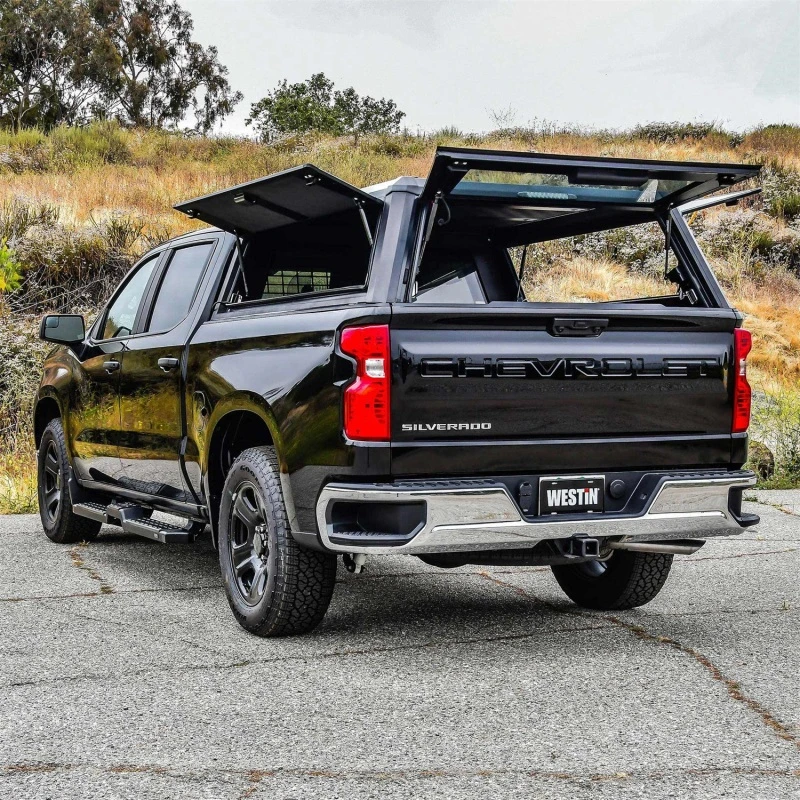 Westin EXP Truck Cap COMPLETE KIT A + BS (19-25 Chevy Silverado/GMC Sierra CC 1500 5.8ft. Bed)