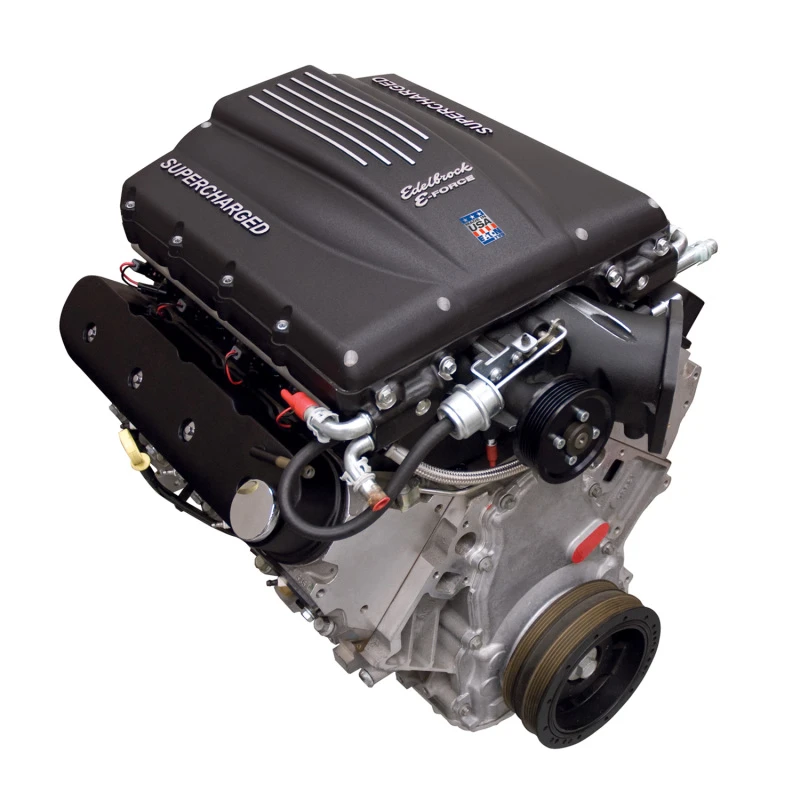 Edelbrock-Kiste-Motor Eforce-Kompressor-LS 416 CI mit komplett EFI und Zugriff