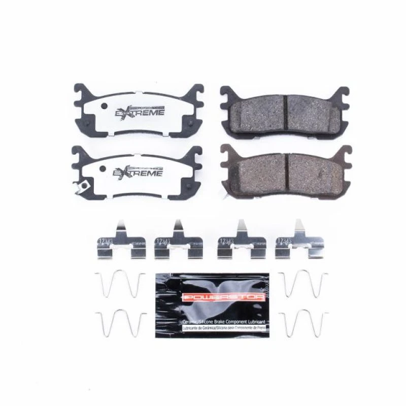 powerstop_Z26-636-67945d924f339 Power Stop 97-03 Ford Escort Rear Z26 Extreme Street Brake Pads w/Hardware