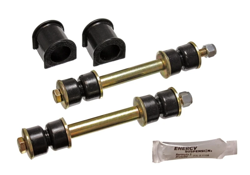 Energy Suspension 89 Toyota 4Runner 2/4WD Schwarz 24mm Komplettes Vorderes Querlenker-Buchsen-Set