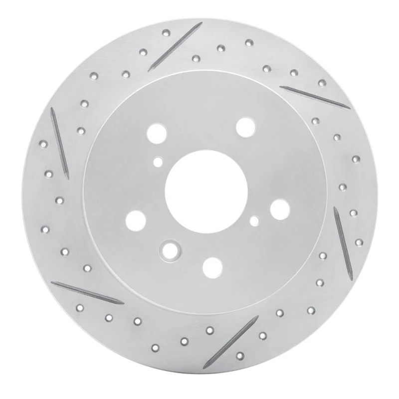 DFC 18-24 Toyota Camry Rear Left Drilled & Slotted Geoperformance Rotor