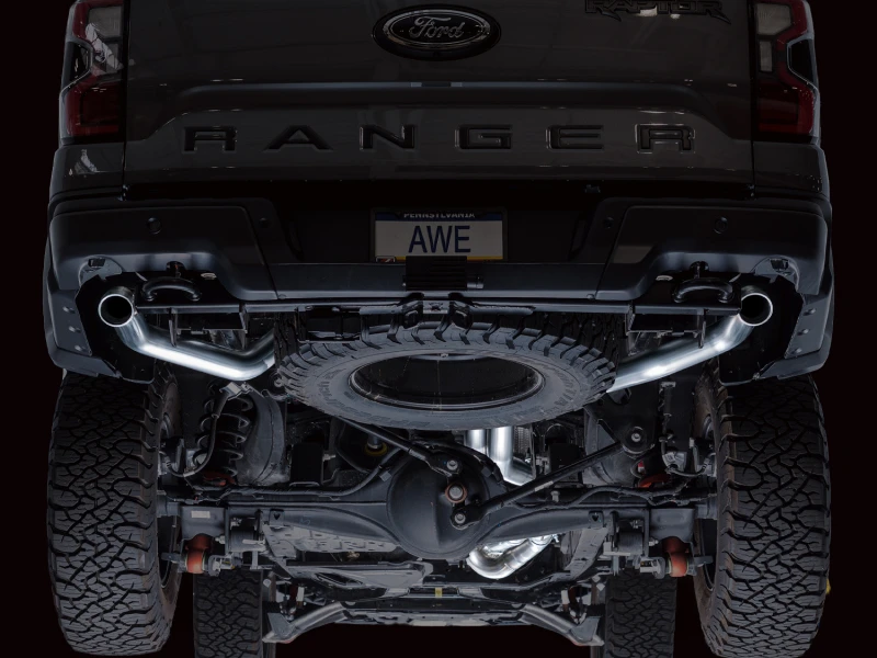 AWE 2024+ Ford Ranger Raptor 3.0L Switchpath Cat-Back Exhaust - BashGuard Only