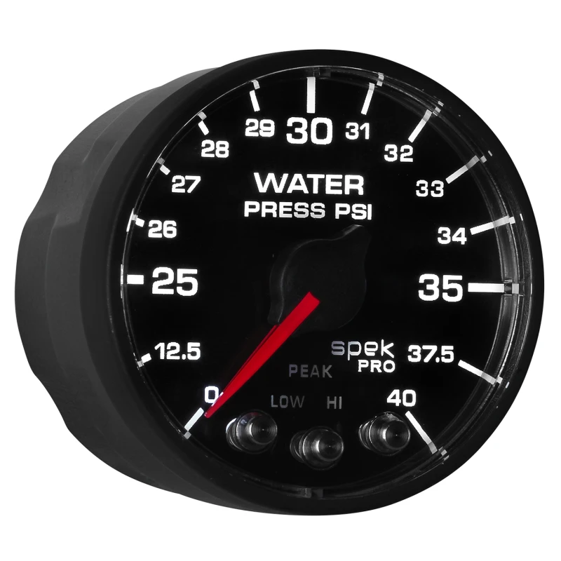 Autometer Spek-Pro - Nascar 2-1/16 Zoll Wasserdruck 0-40 psi Bfb