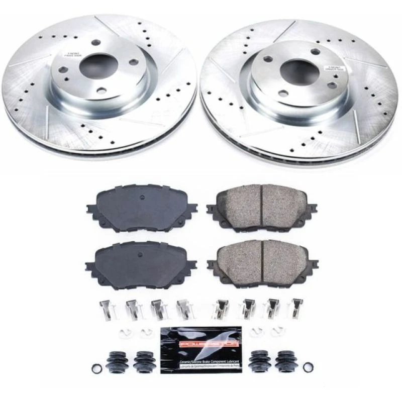 powerstop_K7358-67945bae702e6 Power Stop 17-19 Fiat 124 Spider Front Z23 Evolution Sport Brake Kit