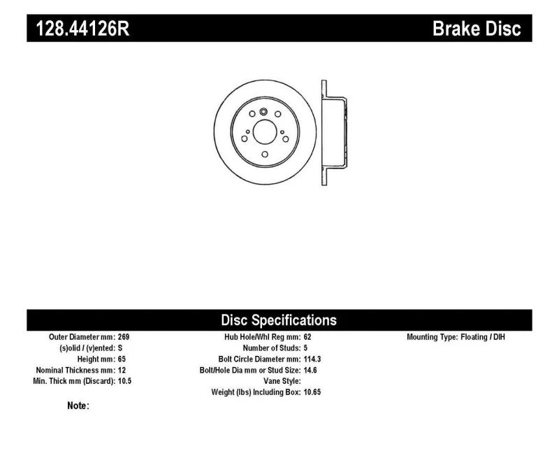 stoptech_128.44126R-679503931706f StopTech Drilled Sport Brake Rotor