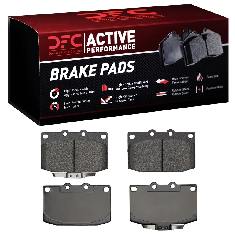 DFC 86-95 Mazda RX-7 Front Active Performance Pads - Low Metallic