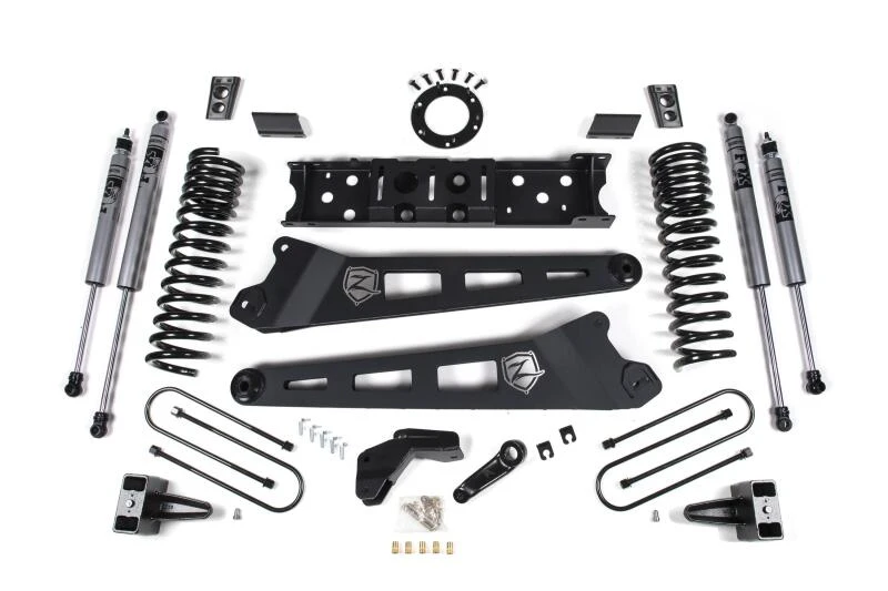 Zone Offroad 4 Zoll Radius Arm Bracket Lift Kit für 2019–2024 Ram 3500 Gas