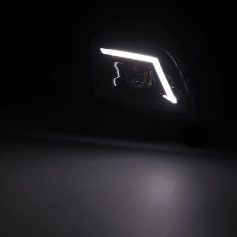 Alpharex DoubleTap Dual Color LED Projector Fog Lights for 19-23 Chevrolet Silverado 2500/3500HD