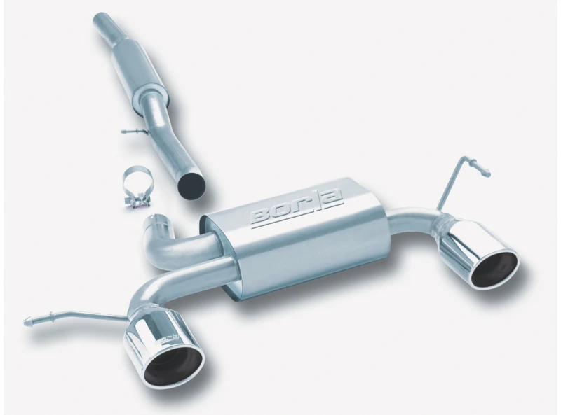 Borla 01-06 Audi TT Quattro 1.8T 225HP MT AWD 2dr Single Split Rear Exit SS Catback Auspuff
