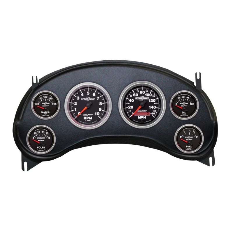 Autometer Sport-Comp II Direct Fit Dash Kit 98-04 Chevy S10 Truck (2 x 3-3/8in. / 4 x 2-1/16in.)