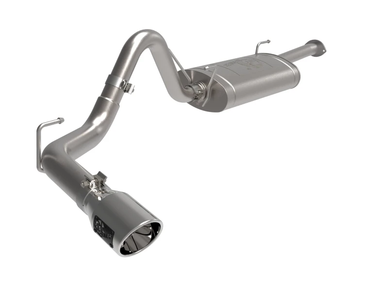 aFe 16-22 Toyota Tacoma Apollo GT Serie 2,5 Zoll - 3 Zoll 409 SS Kat-Back Abgasanlage mit polierter Spitze
