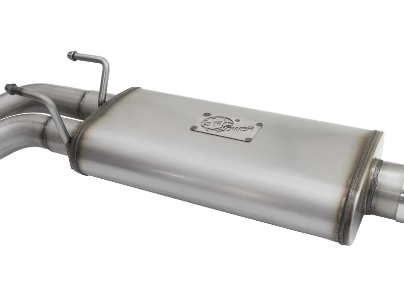 aFe Rebel Series CB 3in Middle Side Exit SS Exht mit schwarzen Spitzen 09-16 Chevy Silverado/GMC Sierra 1500