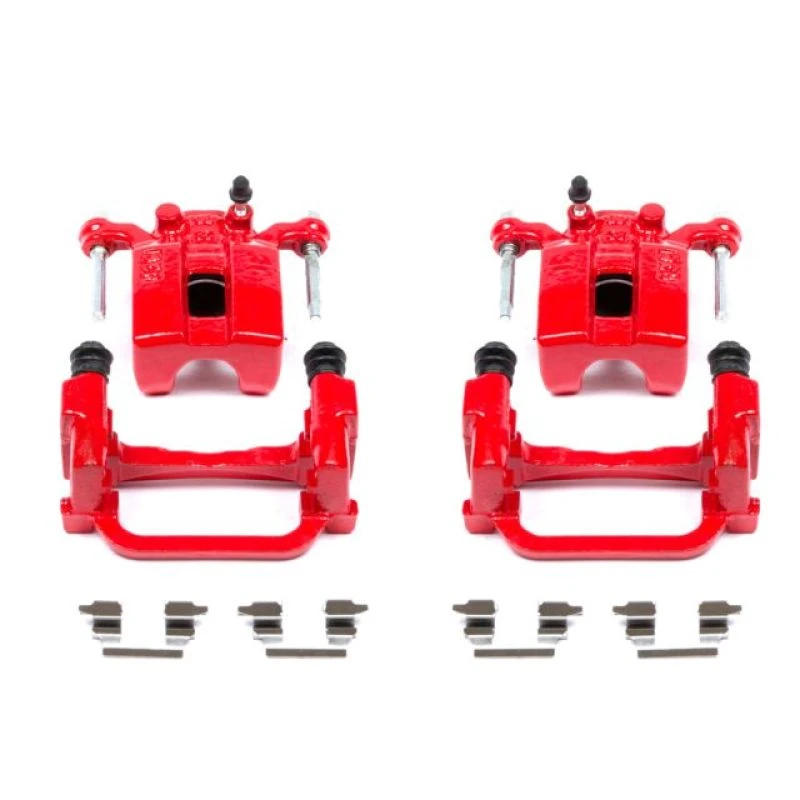 powerstop_S2792A-679459d5d7d29 Power Stop 05-08 Infiniti G35 Rear Red Calipers w/Brackets - Pair