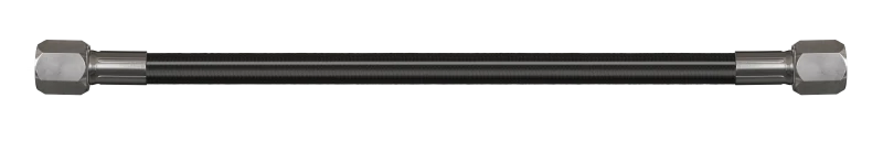 Goodridge 9in Universal Oil Line Assembly w/Black Fittings