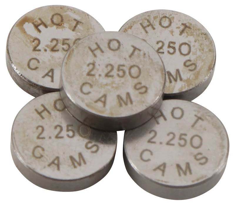 Hot Cams Shim Kits 2.250mm Dicke - 5 Pack
