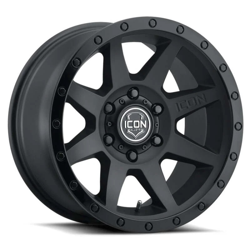 ICON Rebound 20x9 6x5.5 0mm Offset 5in BS 106.1mm Bore Double Black Wheel