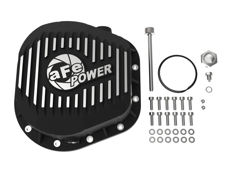 aFe Power Abdeckung Differenzial Hinten bearbeitet COV Differenzial R Ford Diesel Trucks 86-11 V8-6.4/6.7L (td) bearbeitet
