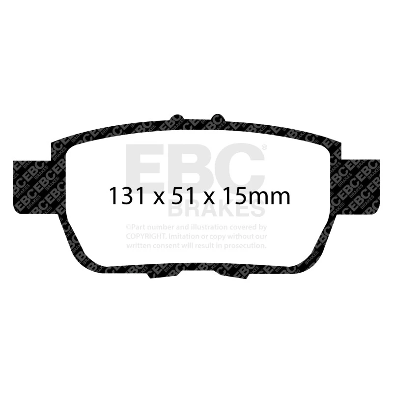 EBC 09-14 Acura TL 3.5 Greenstuff Rear Brake Pads