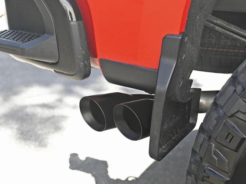 aFe Vulcan Serie 3in 304SS Auspuff Cat-Back mit schwarzer Spitze 2019 GM Silverado/Sierra 1500 V6-4.3L/V8-5.3L