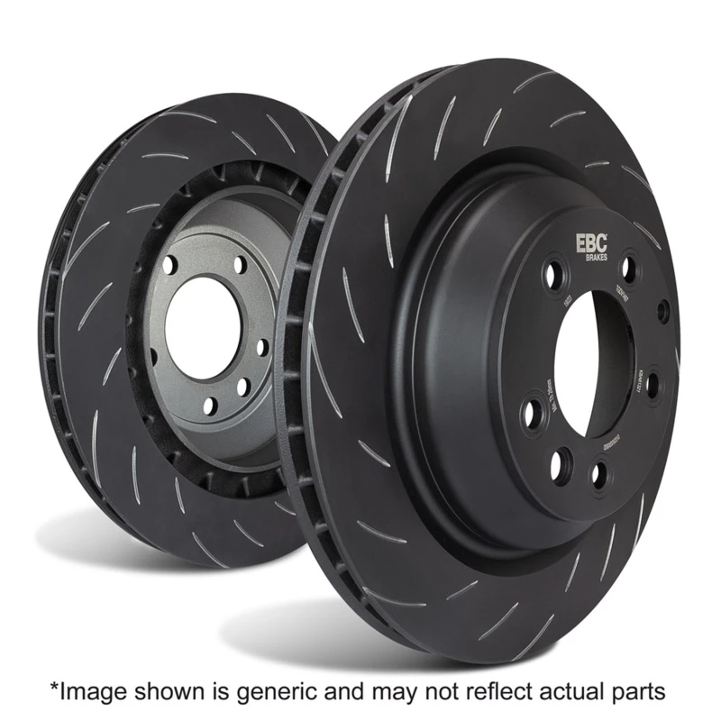 EBC Racing 2016+ Dodge Charger SRT Hellcat 6.2 Supercharged SG Series One Piece Rear Rotor Set