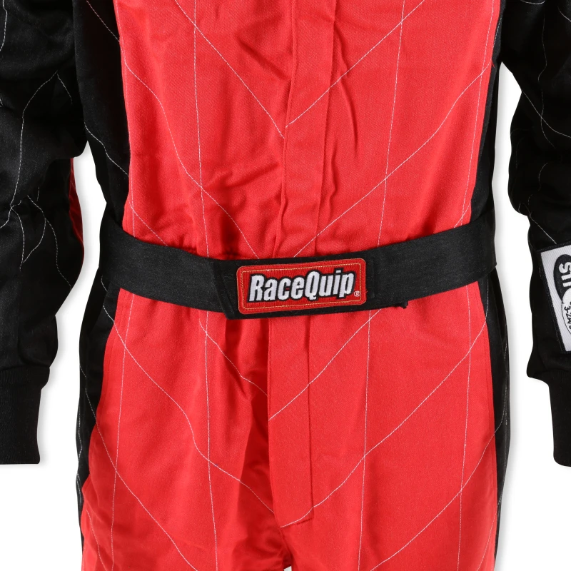 RaceQuip Red Chevron-5 Suit SFI-5 - Medium Tall