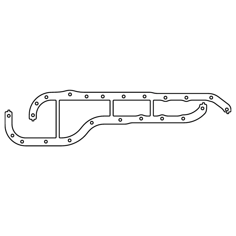 Cometic Ford EAO Cosworth YB 1,5 mm AFM Ölwanndichtung - nur Pan Rails