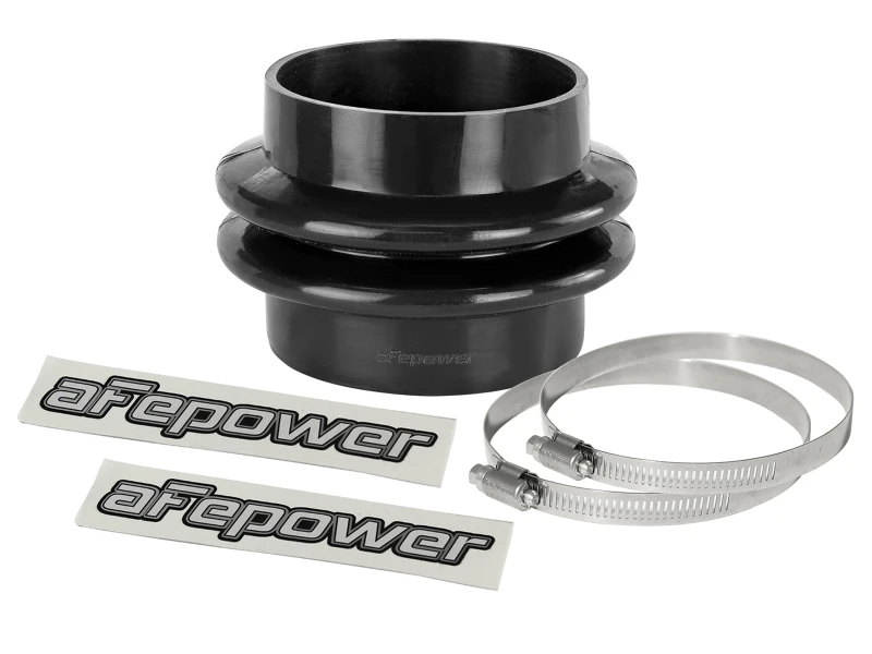 aFe Magnum FORCE Intake Coupling Kit (3-1/4 IN ID x 3 IN L) Straight Bellow-Coupler - Black