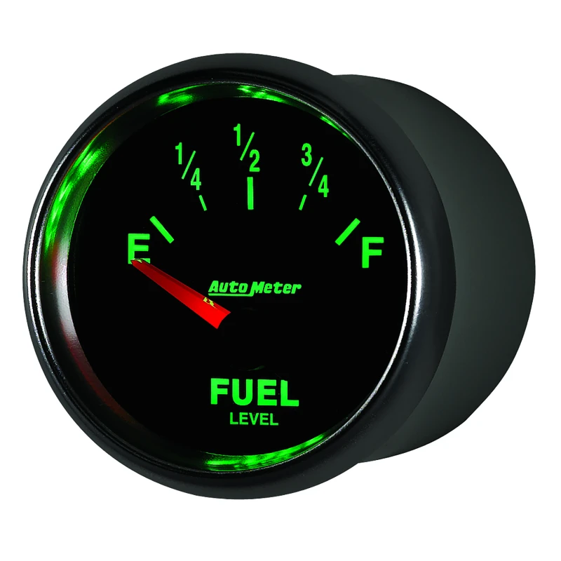 AutoMeter Gauge Fuel Level 2-1/16in. 240 Ohm(e) to 33 Ohm(f) Elec Gs