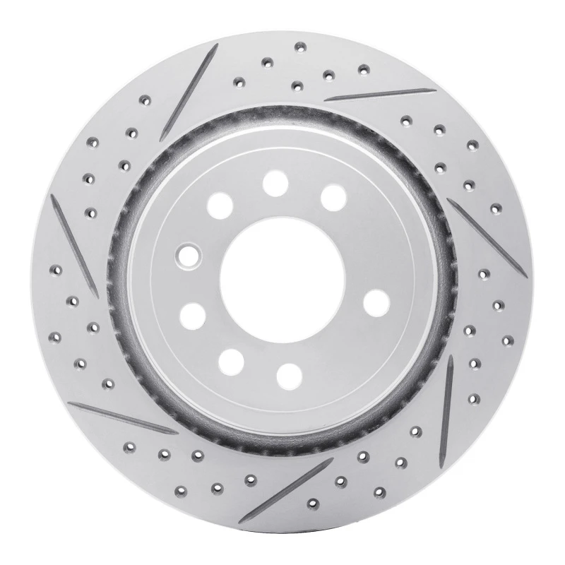 DFC 08-11 Saab 45903 Rear Left Drilled & Slotted Geoperformance Rotor