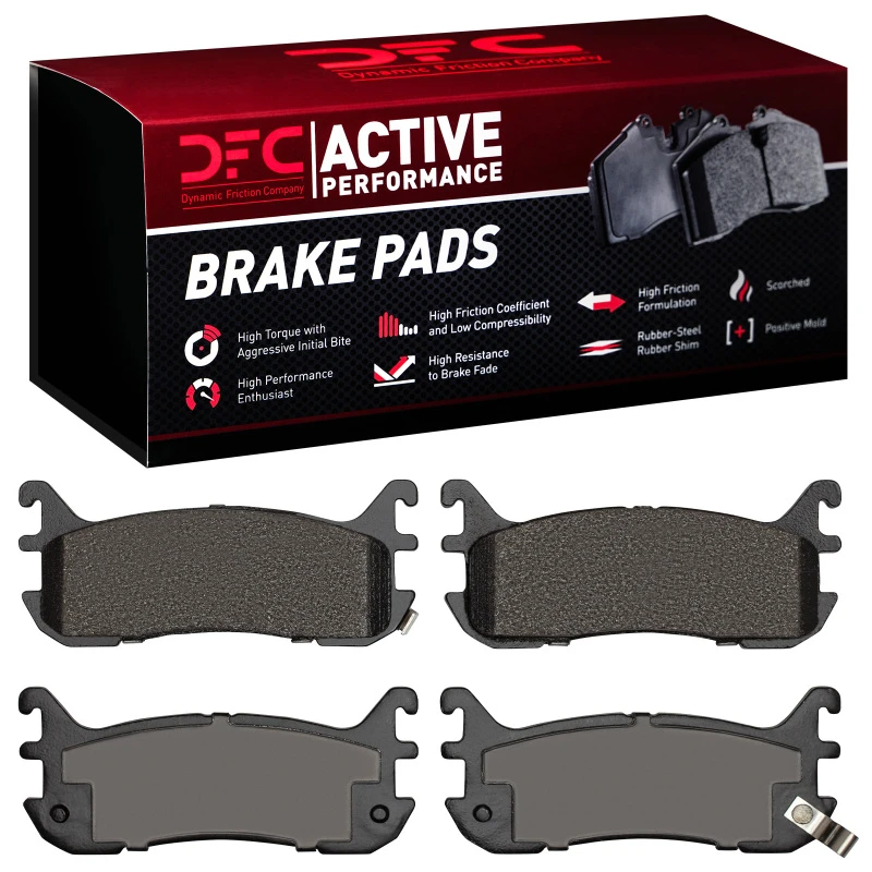 DFC 94-03 Ford Escort Rear Active Performance Pads - Low Metallic