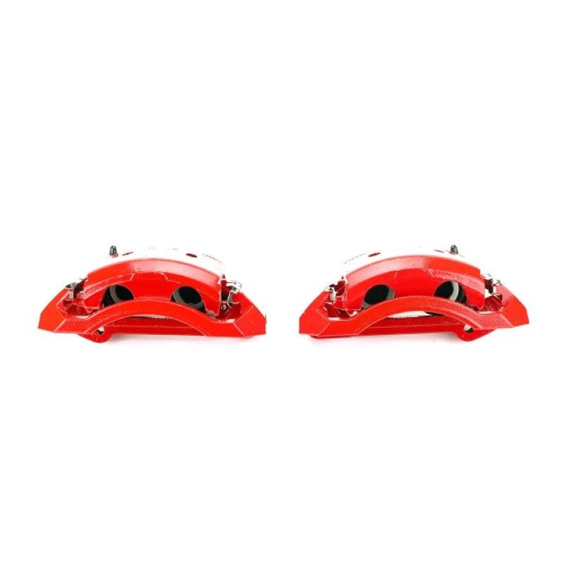 powerstop_S4746-67945ffb0b3da Power Stop 00-02 Dodge Ram 2500 Front Red Calipers w/Brackets - Pair