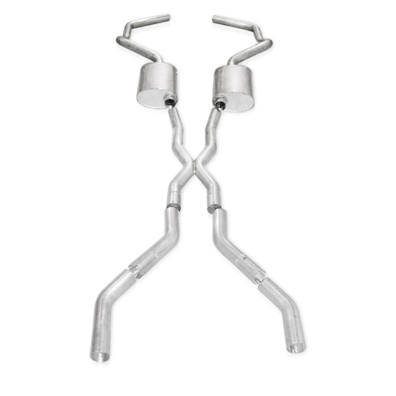 Stainless Works Chevy Camaro 1967-69 Auspuff 3 Zoll Edelstahl mit X-Rohr