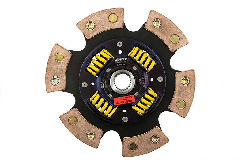 ACT 6 Pad Sprung Race Disc for 08-13 BMW 128i (E82/E88) L6-3.0L (N51/N52)
